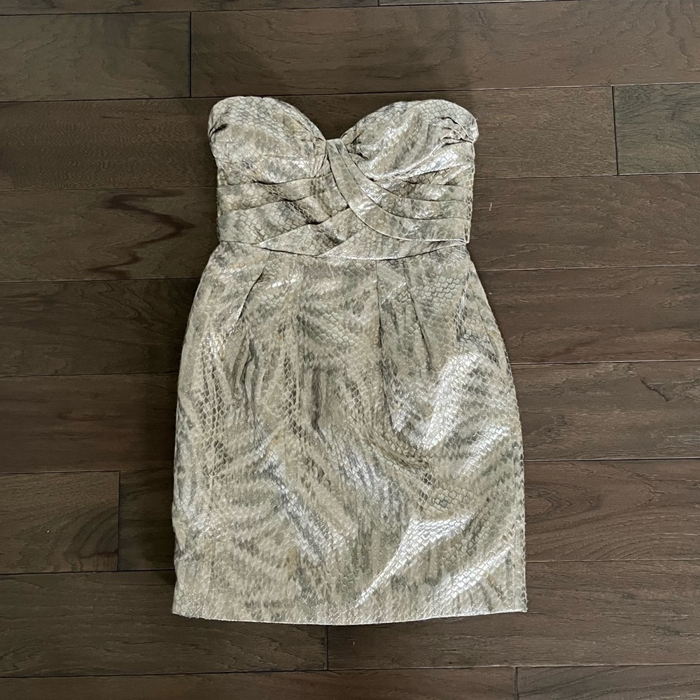 Leifsdottir Gold Metallic Dress